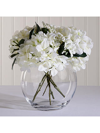 LSA International Flower Bouquet Globe Vase, H22cm, Clear