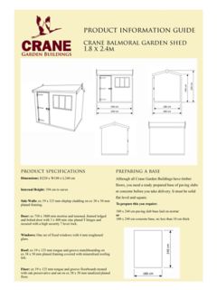 Crane Garden Buildings 1.8 x 2.4m Balmoral Garden Shed, FSC-certified (Scandinavian Redwood), Sage