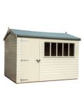 Crane Garden Buildings 2.4 x 3m Balmoral Garden Shed, FSC-certified (Scandinavian Redwood), Cream