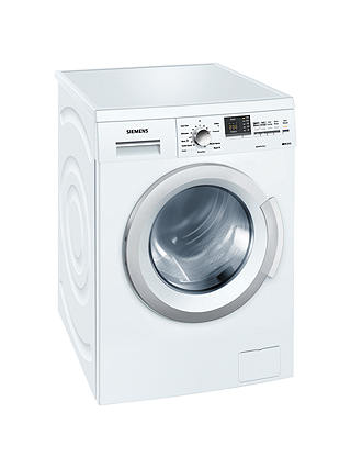 Siemens WM12Q390GB Washing Machine, 8kg Load, A+++ Energy Rating, 1200rpm Spin, White