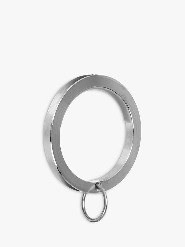 John Lewis & Partners Stainless Steel Lined Rings, Dia.19mm, Set of 6