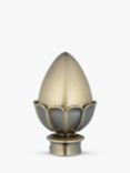 John Lewis & Partners Antique Brass Acorn Finial, Dia.28mm