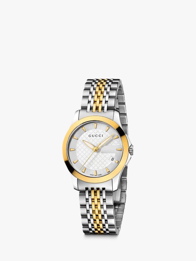 Gucci gold hotsell timeless watch