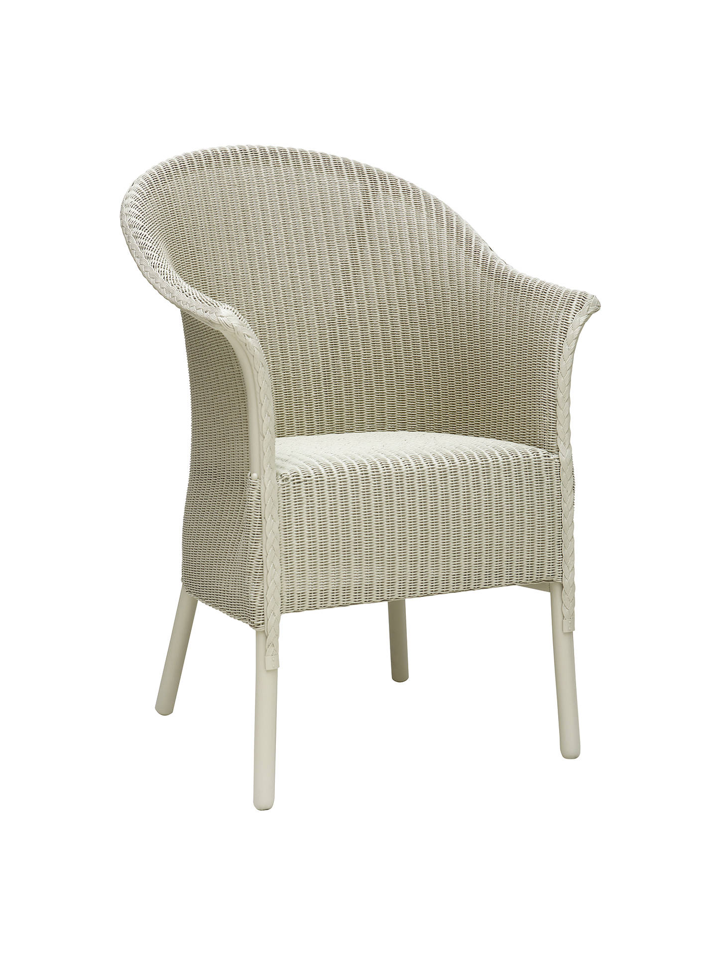 Lloyd Loom Of Spalding Belvoir Chair Nearly White At John Lewis