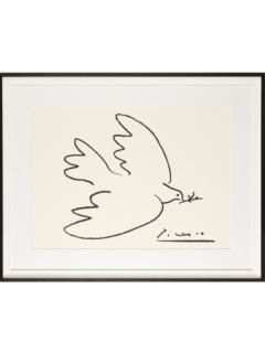 Picasso 'Dove of Peace' Framed Print, 74 x 94cm