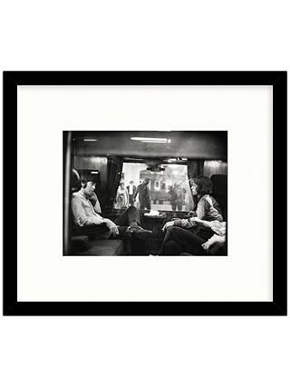 Getty Images Gallery Paul McCartney & Mick Jagger First Class Travel 67 Framed Print, 49 x 57cm