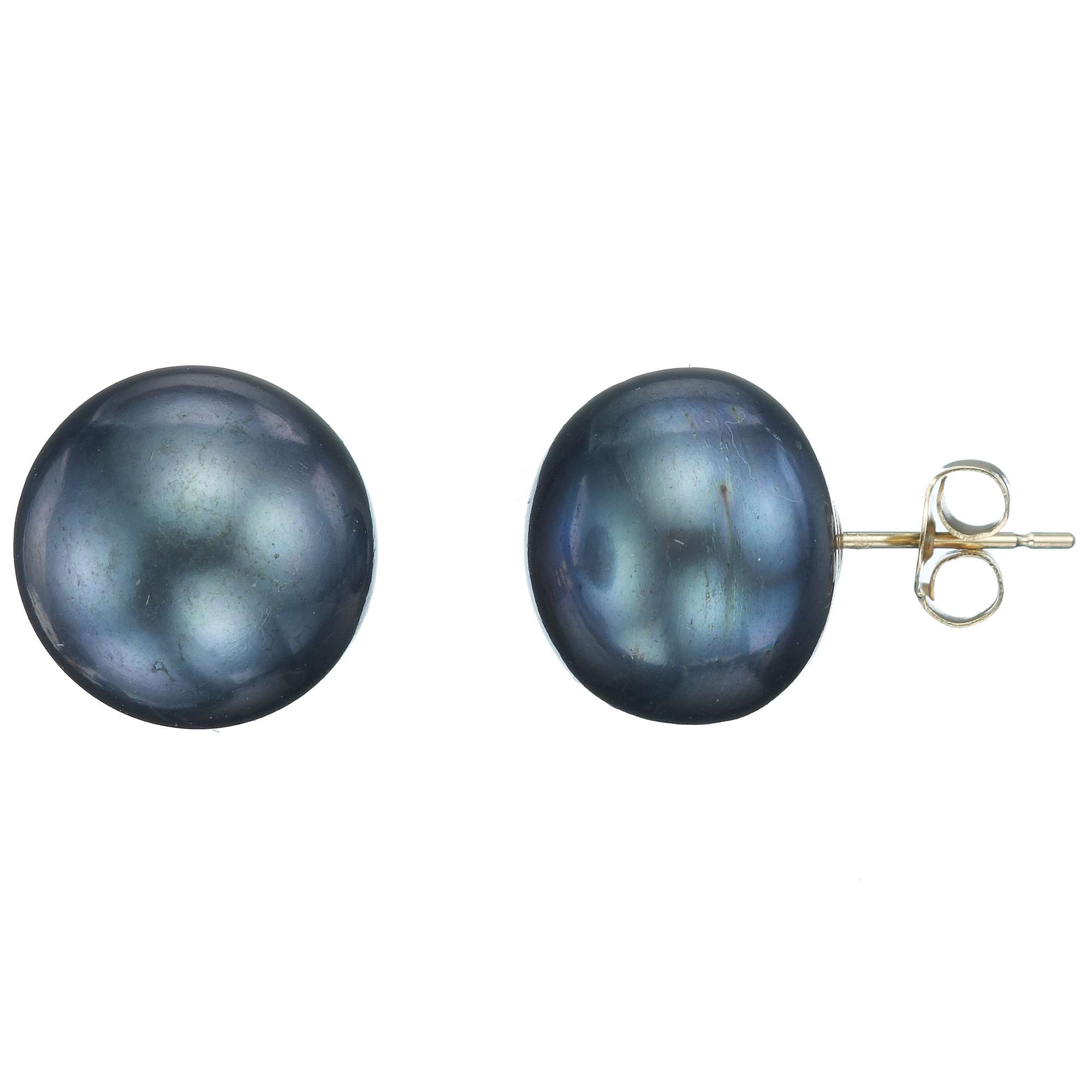 Buy A B Davis 9ct Yellow Gold Bouton Freshwater Pearl Stud Earrings Online at johnlewis.com