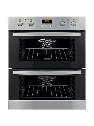 Zanussi ZOF35702XK Under Counter, Double Electric Oven, Stainless Steel
