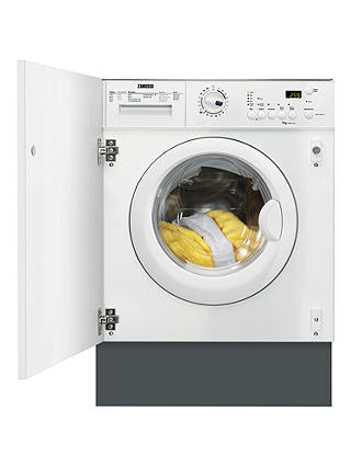 Zanussi ZWI71201WA Integrated Washing Machine, 7kg Load, A++ Energy Rating, 1200rpm Spin