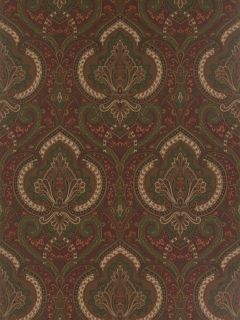 Ralph Lauren Castlehead Paisley Wallpaper, Chestnut, Prl037/02