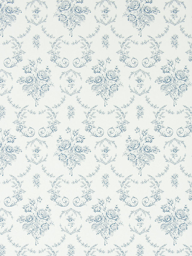 Ralph Lauren Saratoga Toile Wallpaper, Iris, Prl033/01