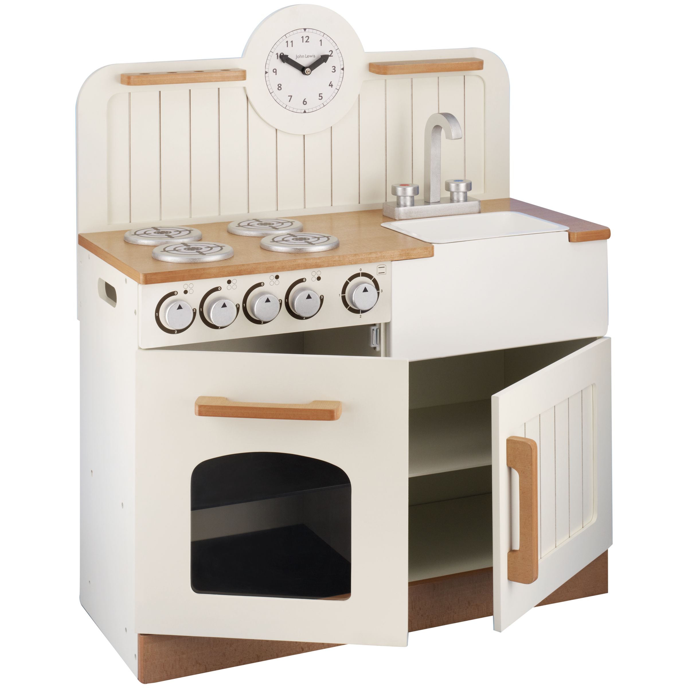 personalised modern wooden play kitchen