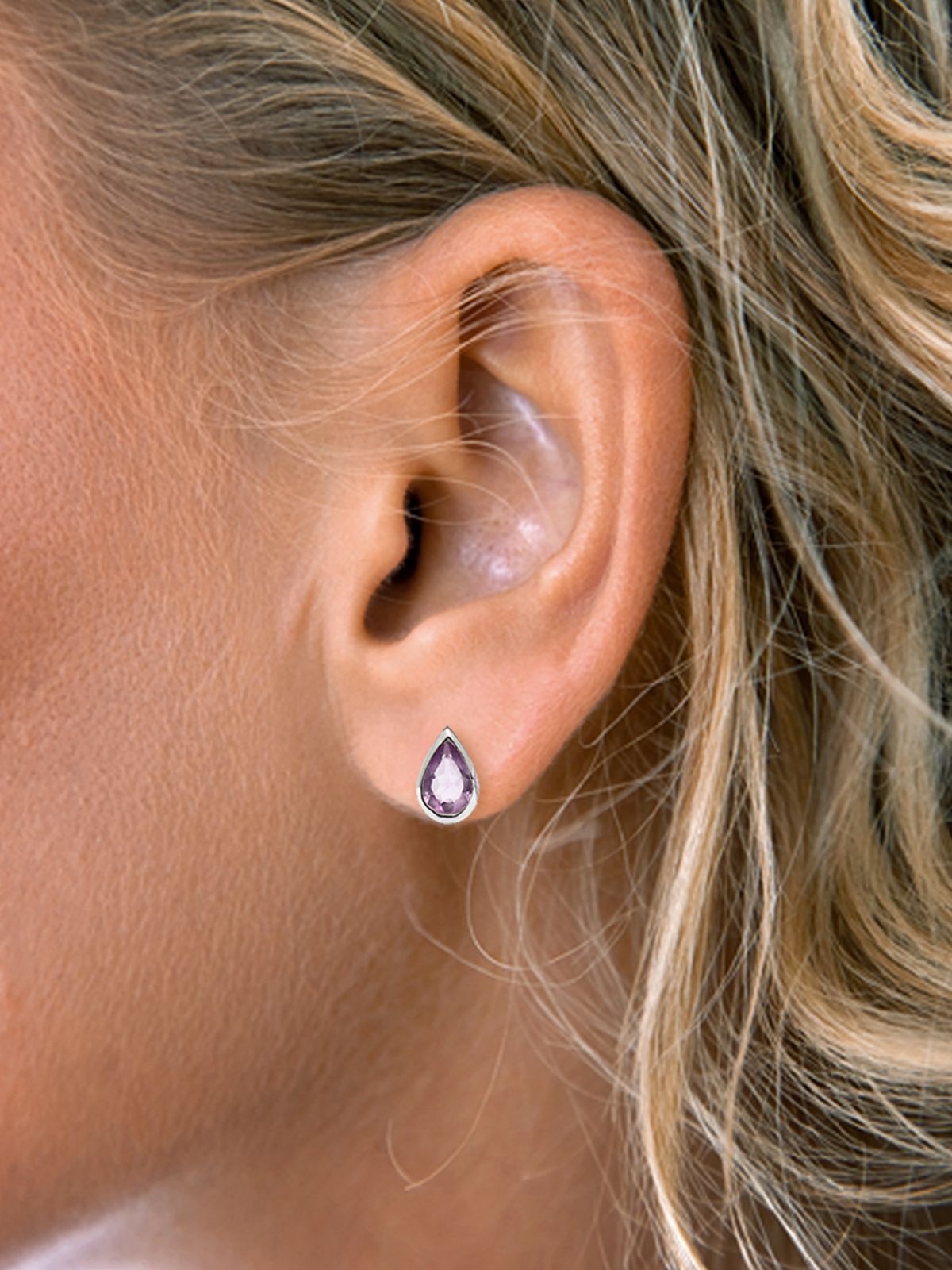 Buy Nina B Teardrop Stud Earrings Online at johnlewis.com
