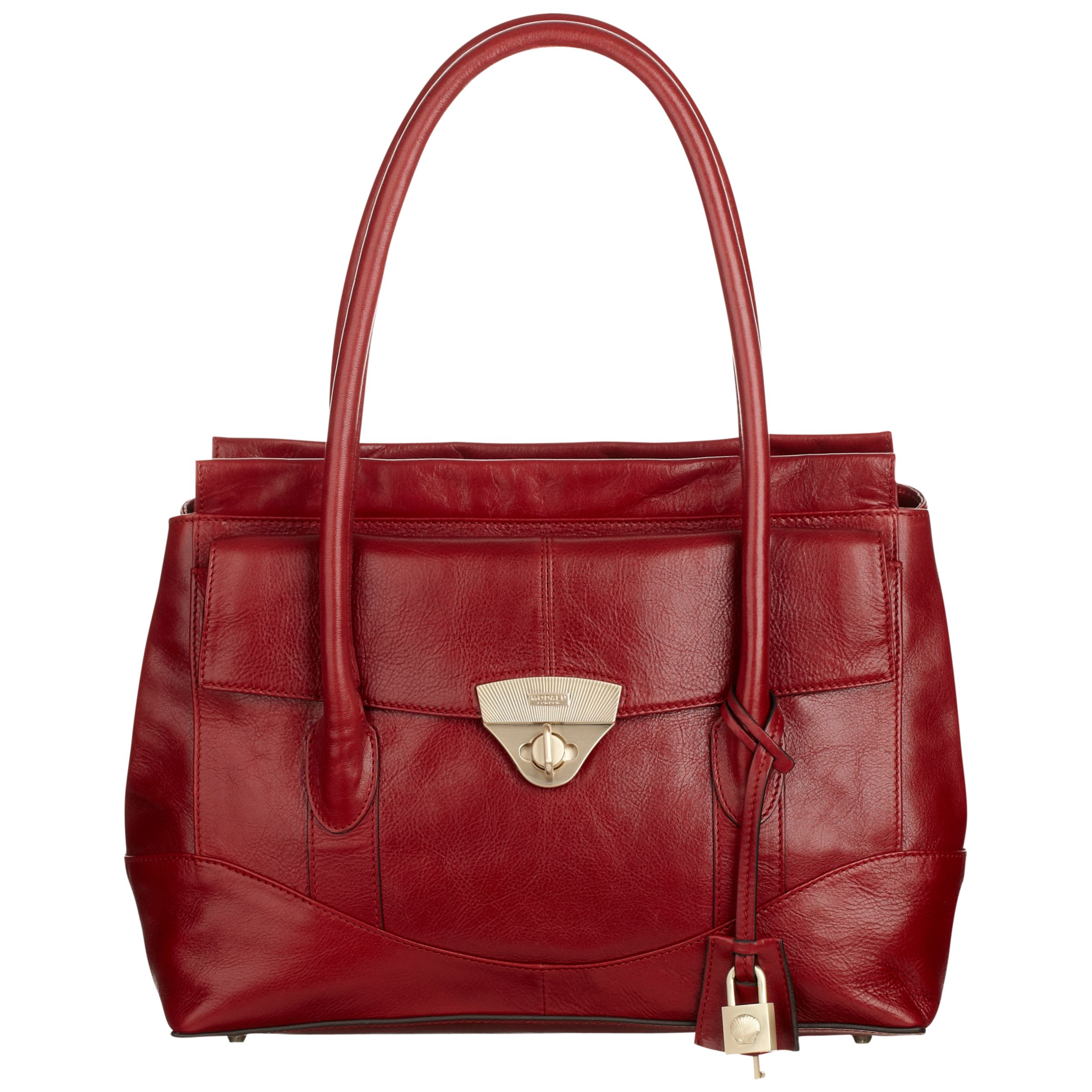 Modalu Millie Medium Shoulder Handbag,White