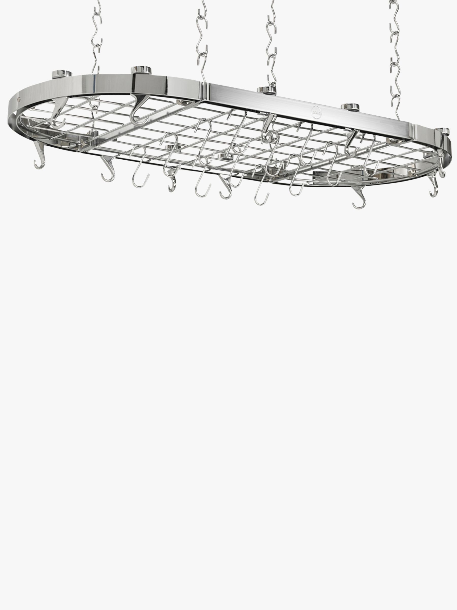 Hahn Premium Chrome Oval Ceiling Pan Rack