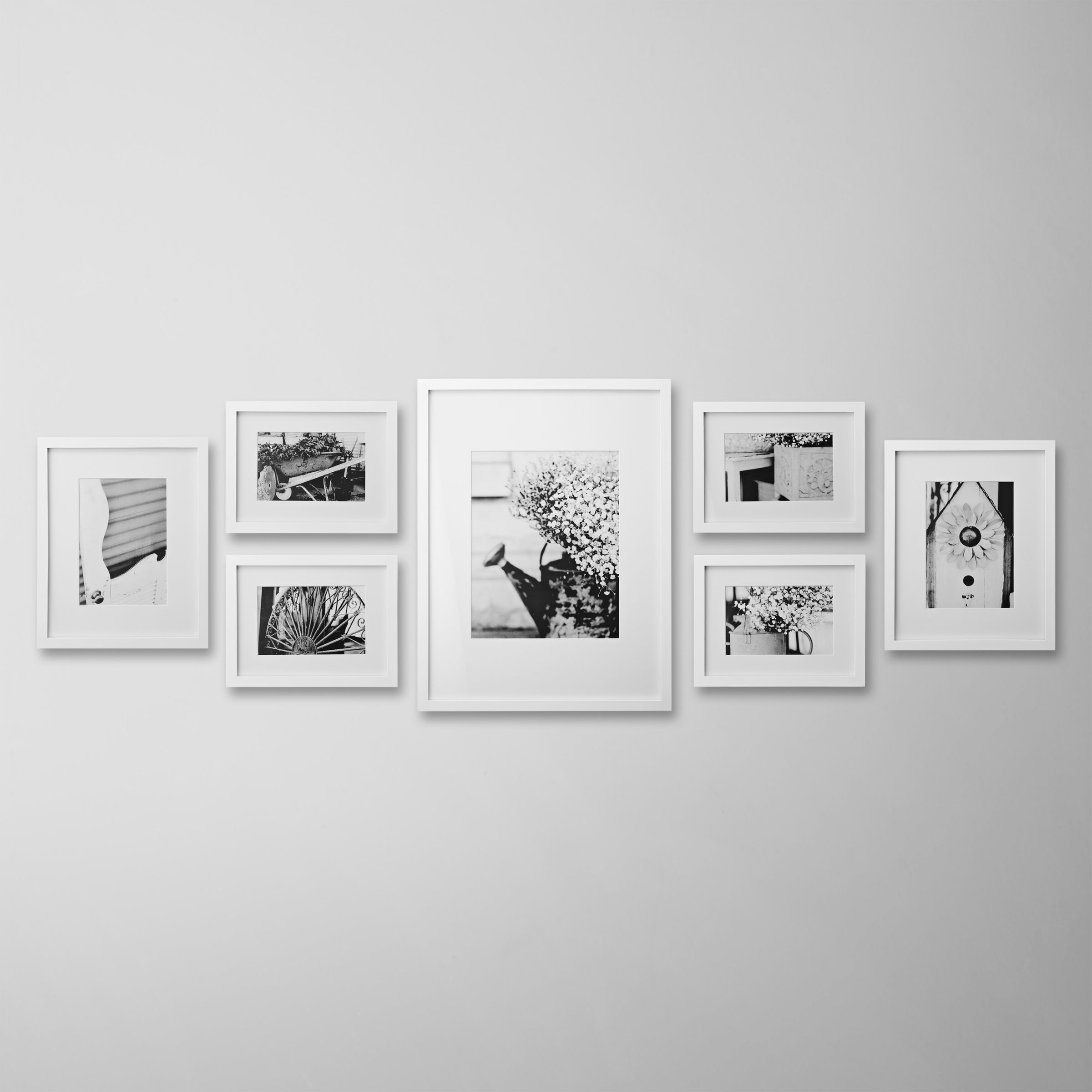 Gallery Perfect Photo Frames, Set of 7 at John Lewis & Partners