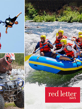 Red Letter Days Perfect Thrill Seekers for 1- 3 People