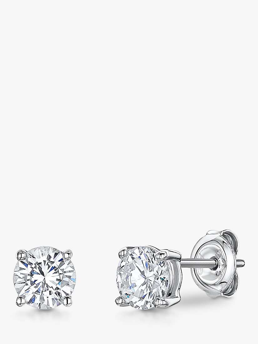Buy Jools by Jenny Brown Cubic Zirconia Small Round Stud Earrings Online at johnlewis.com
