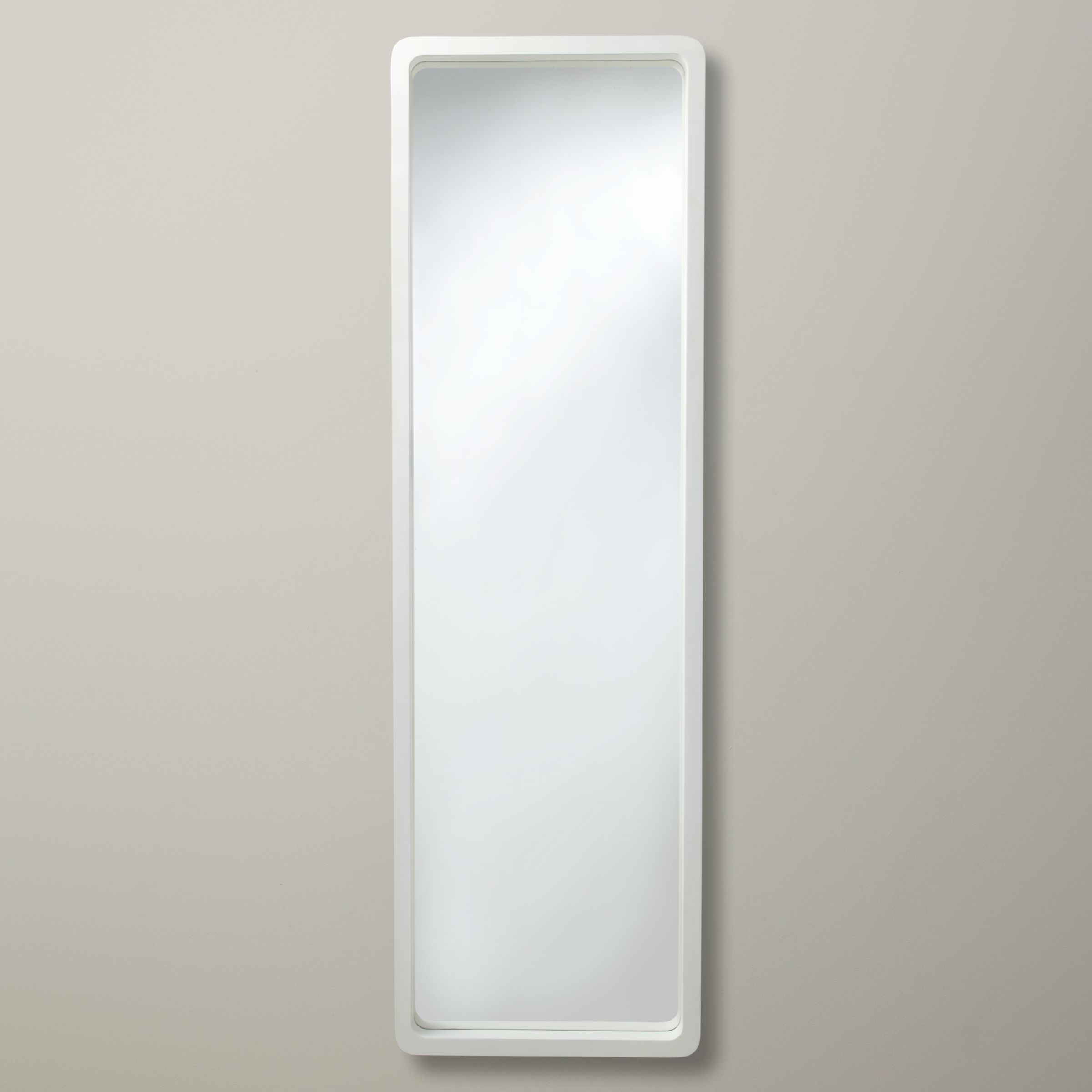 House by John Lewis Rounded Corner Mirror, 140 x 44cm