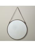John Lewis & Partners Ronda Round Hanging Wall Mirror, 38cm