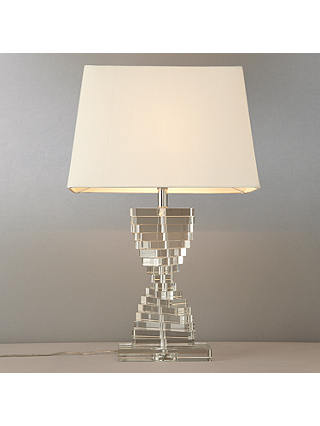 John Lewis Diana Glass Steps Table Lamp