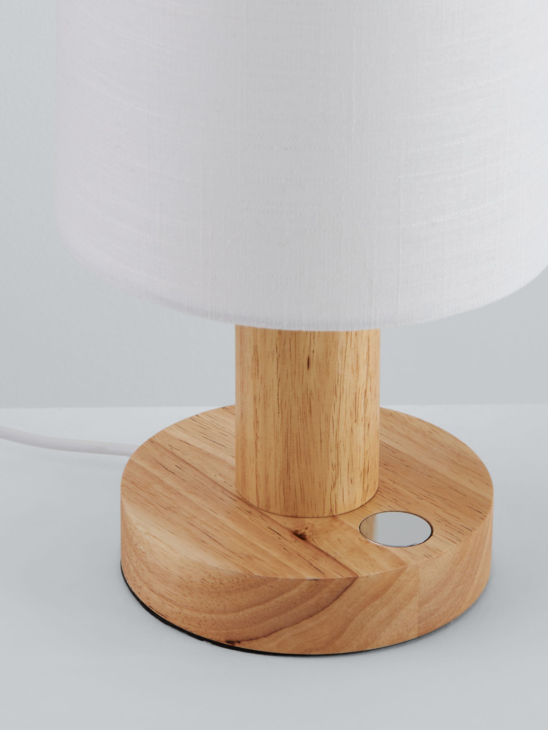 Buy John Lewis Slater Wood Touch Table Lamp | John Lewis