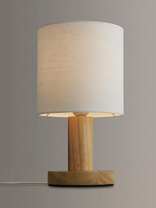 Slater Wood Touch Table Lamp, John Lewis Sabrina Table Lamp