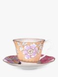 Wedgwood Butterfly Bloom Cup and Saucer Set, Yellow