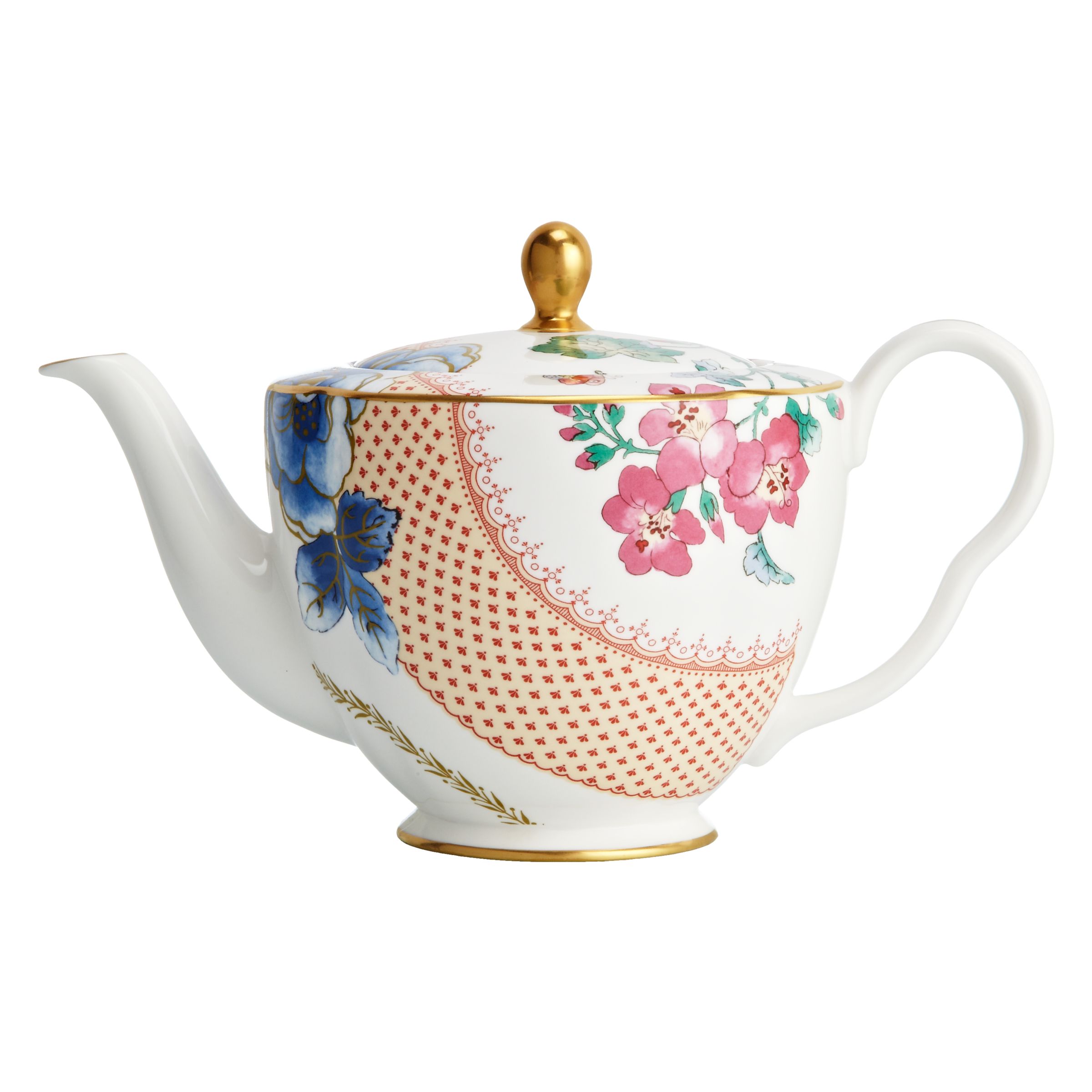 Wedgwood Butterfly Bloom Teapot, Multi, 1L