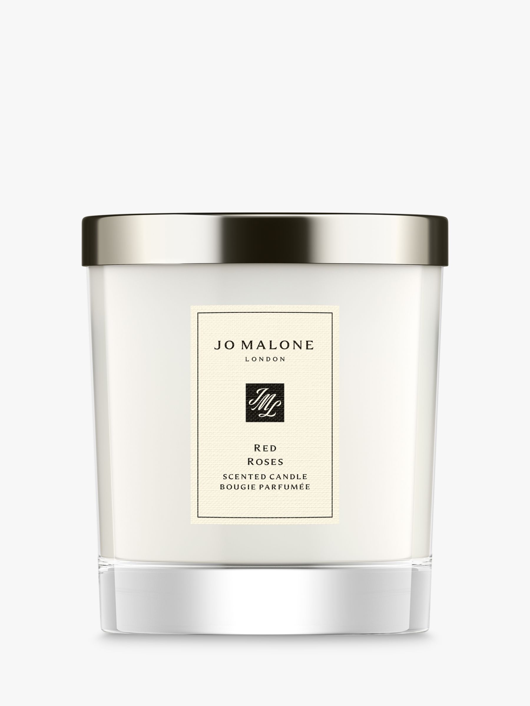 Jo Malone London Red Roses Home Scented Candle, 200g at John Lewis ...