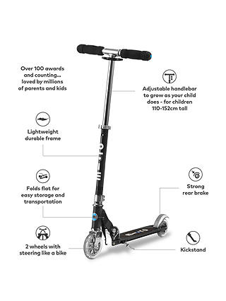 Micro Scooters Sprite Classic Scooter, Black