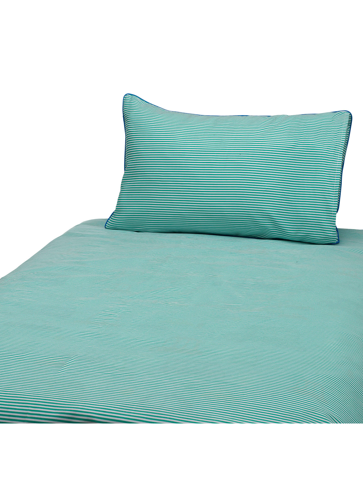 John Lewis Transport Cotbed Duvet Cover And Pillow Set Blue Multi