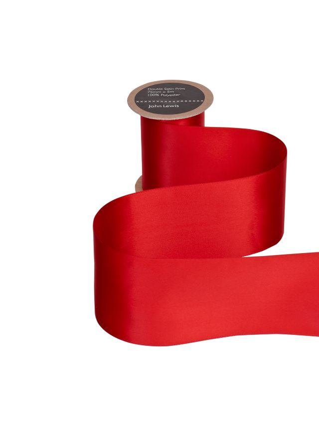 Ribbon Trends Value Craft Satin Ribbon 1-1/2 Red