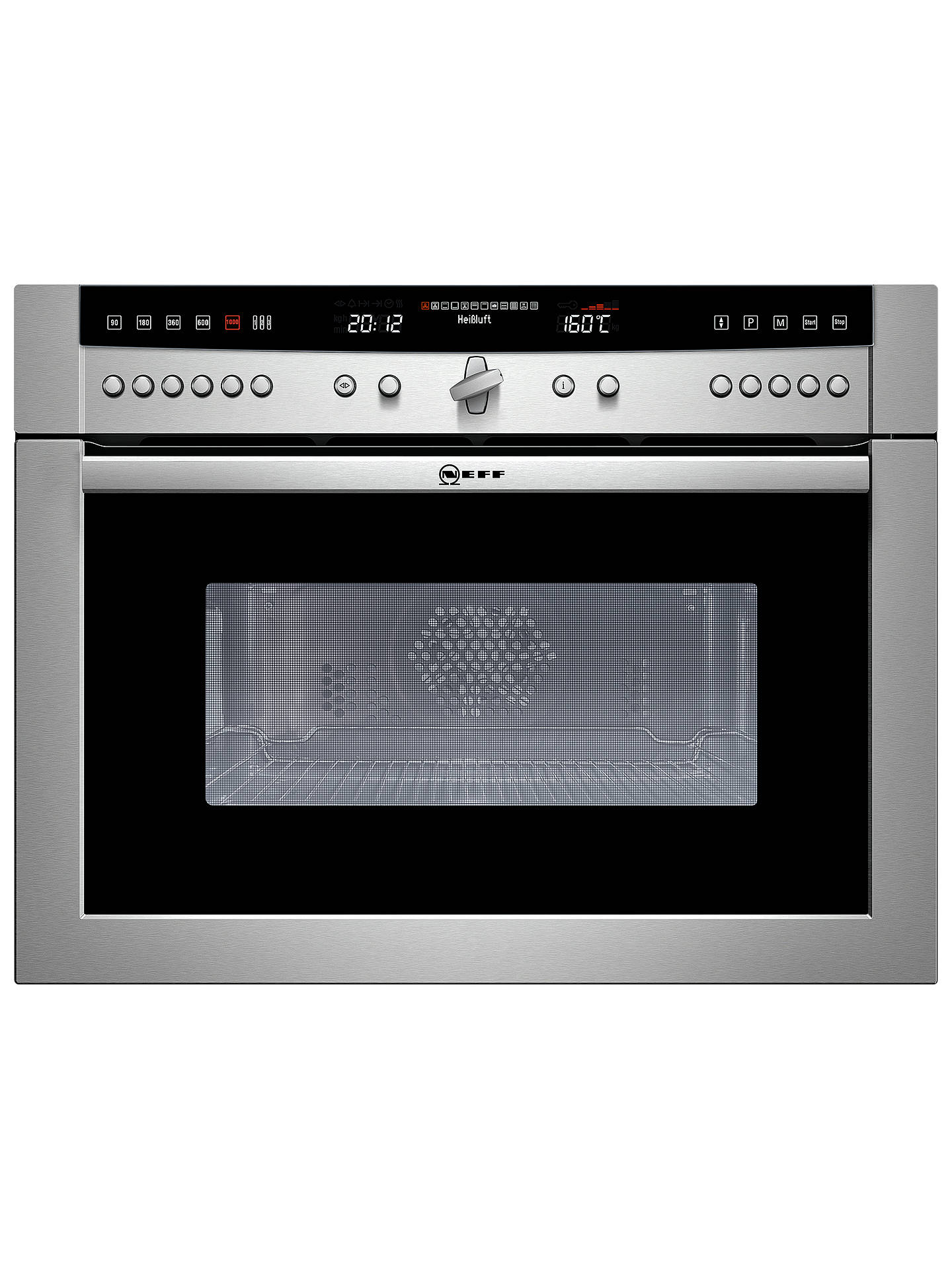 Neff C67P70N3GB Built-In Combination Microwave, Stainless Steel at John