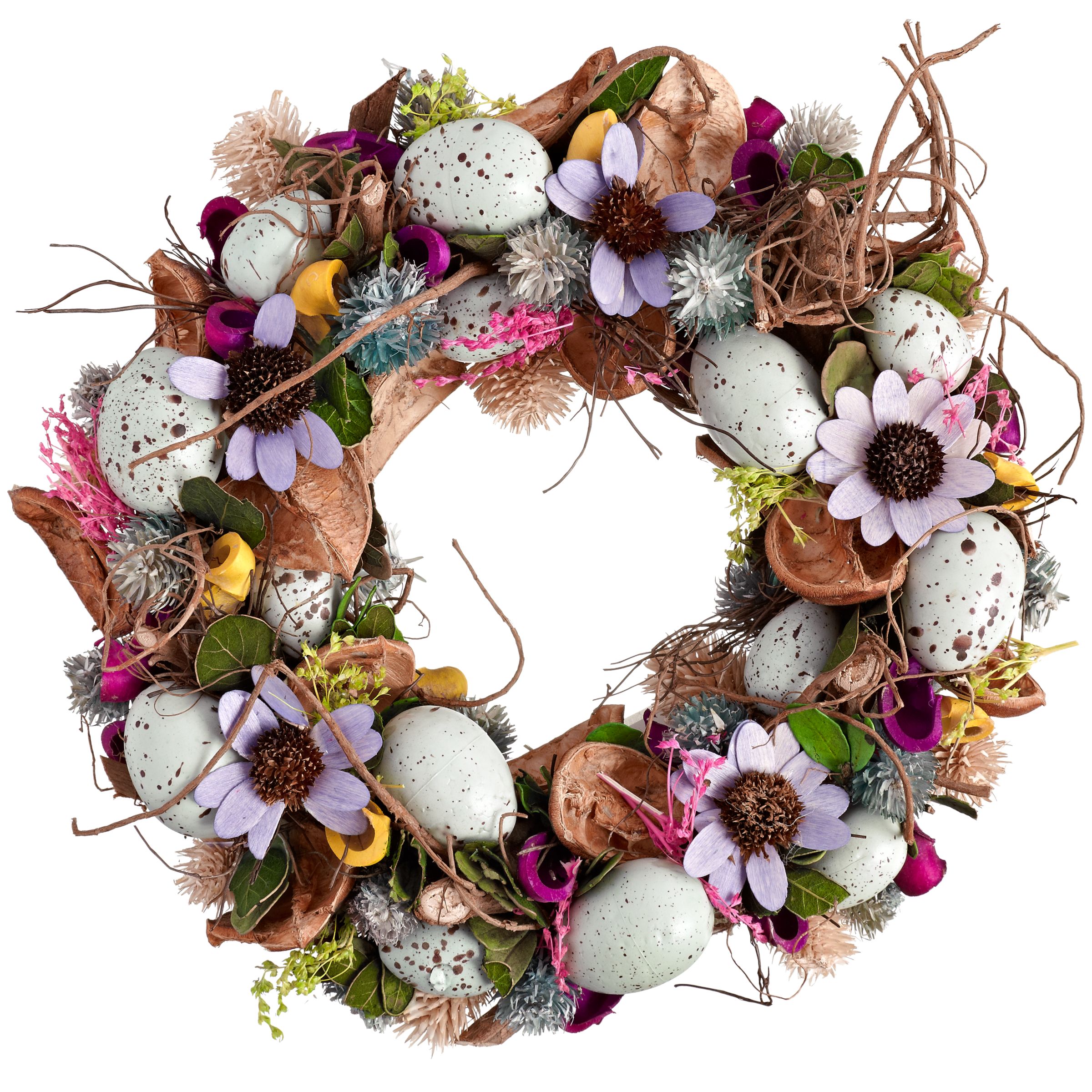 Big Decs Easter Wreath, Lilac at John Lewis & Partners