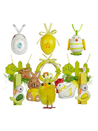 John Lewis Assorted Easter Decorations, Set of 34