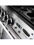 Rangemaster Professional Deluxe 100 Dual Fuel Range Cooker, Stainless Steel
