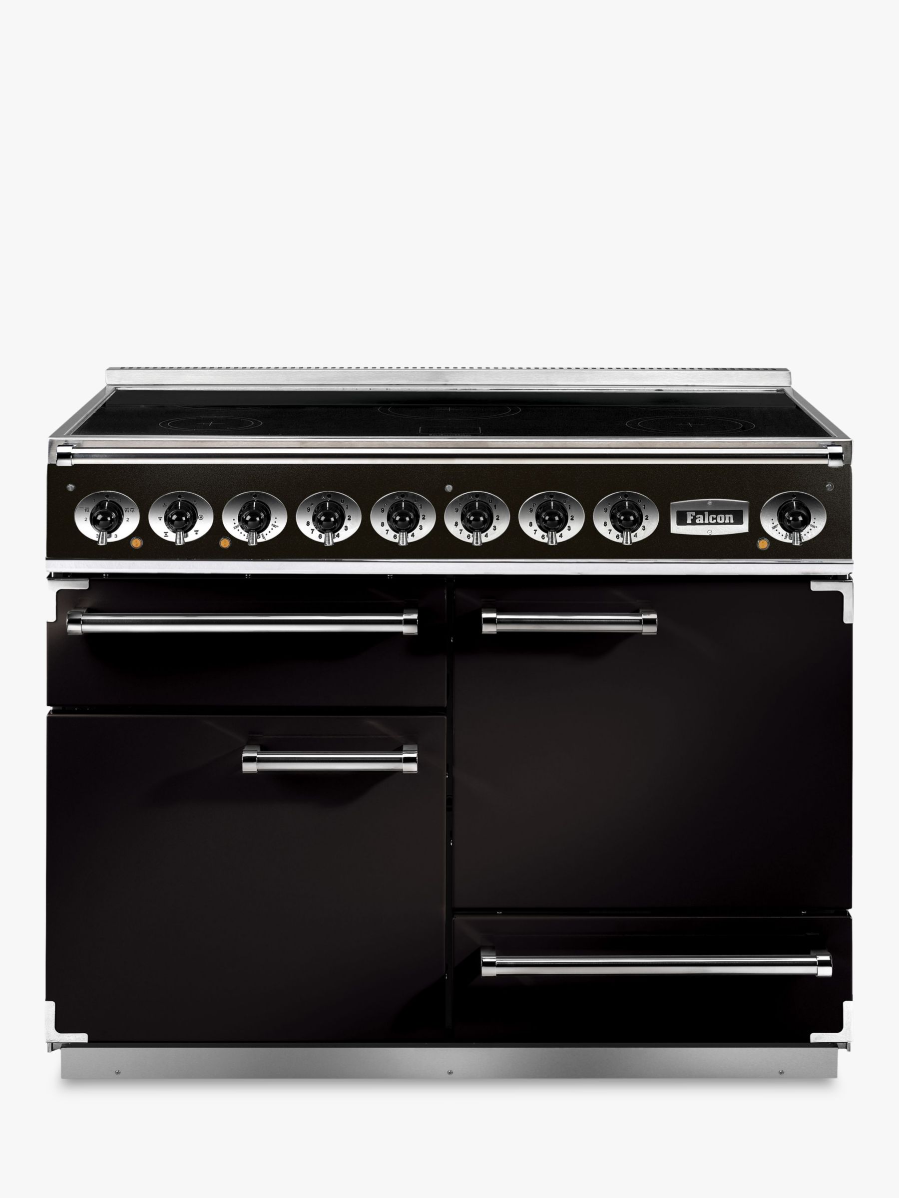 Falcon 1092 Deluxe Induction Hob Range Cooker, Black