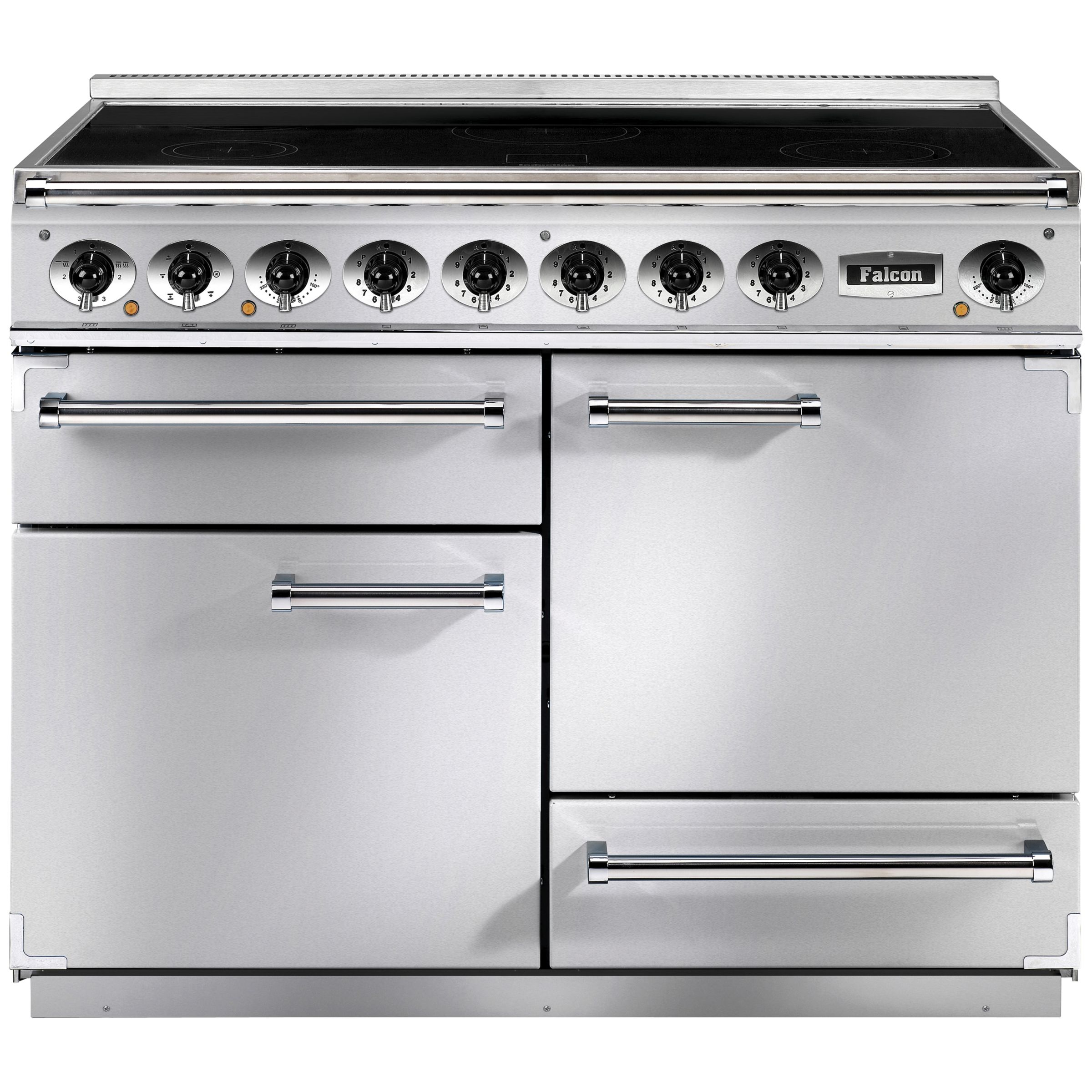 Falcon 1092 Deluxe Induction Hob Range Cooker, Stainless Steel