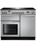 Rangemaster Professional + 100 Induction Hob Range Cooker, Stainless Steel