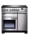 Rangemaster Professional Deluxe 90 Induction Hob Range Cooker, Stainless Steel