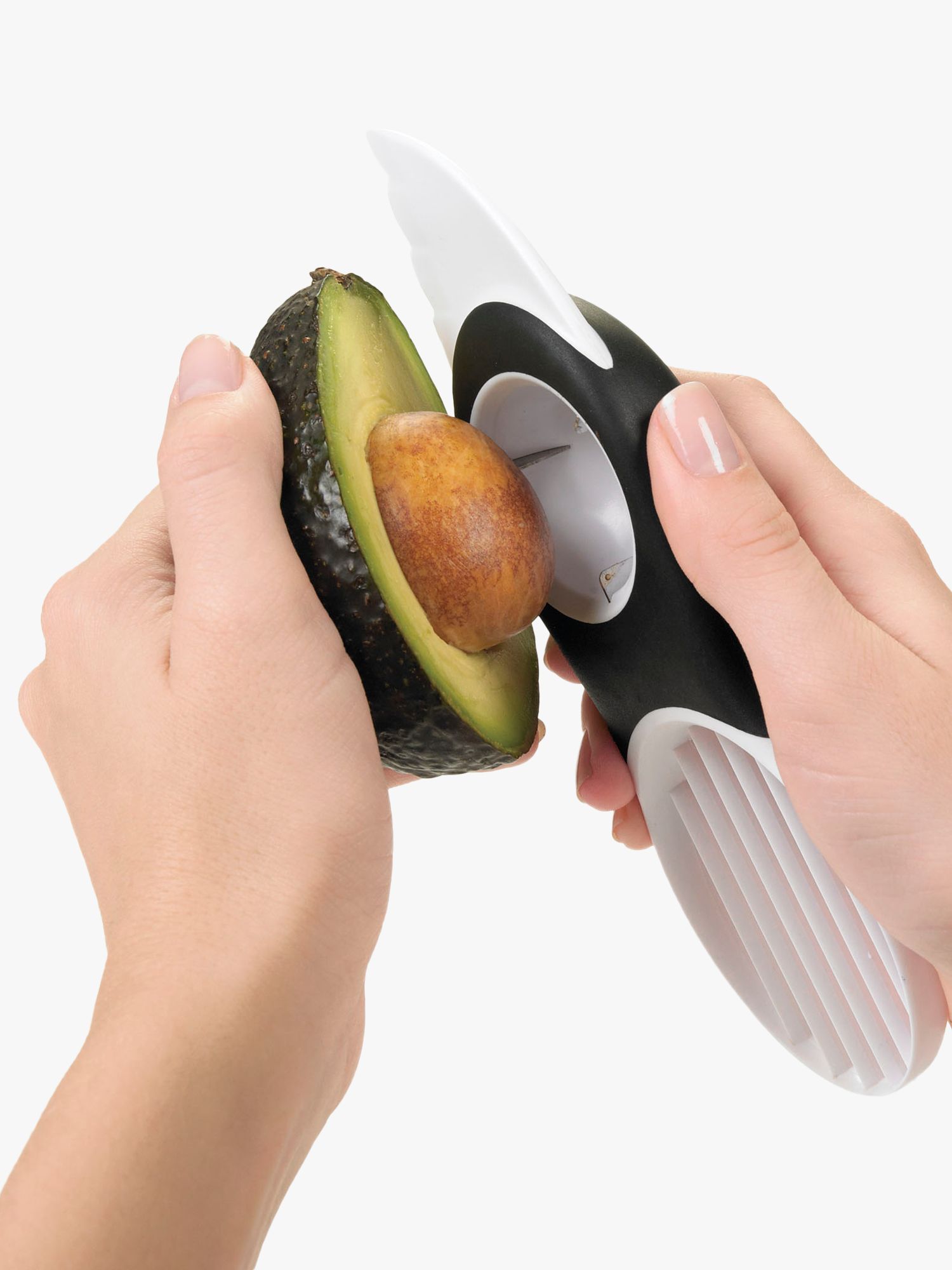 Avocado Slicer Tool 3-in-1 Special Avocado Pulp Separator Silicone Handle Avocado Savers-Cutter 