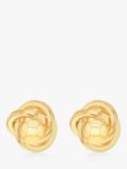 IBB 9ct Yellow Gold Knot Stud Earrings, Yellow Gold