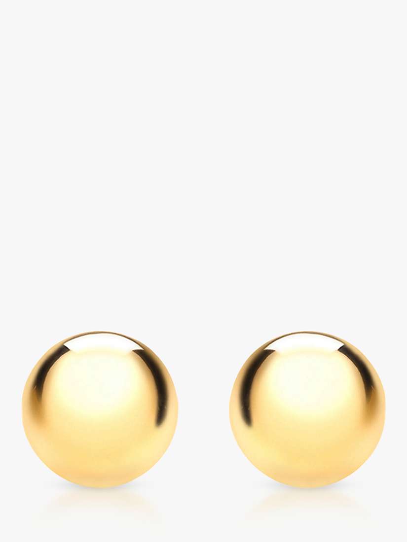 Buy IBB 9ct Yellow Gold Ball Stud Earrings Online at johnlewis.com
