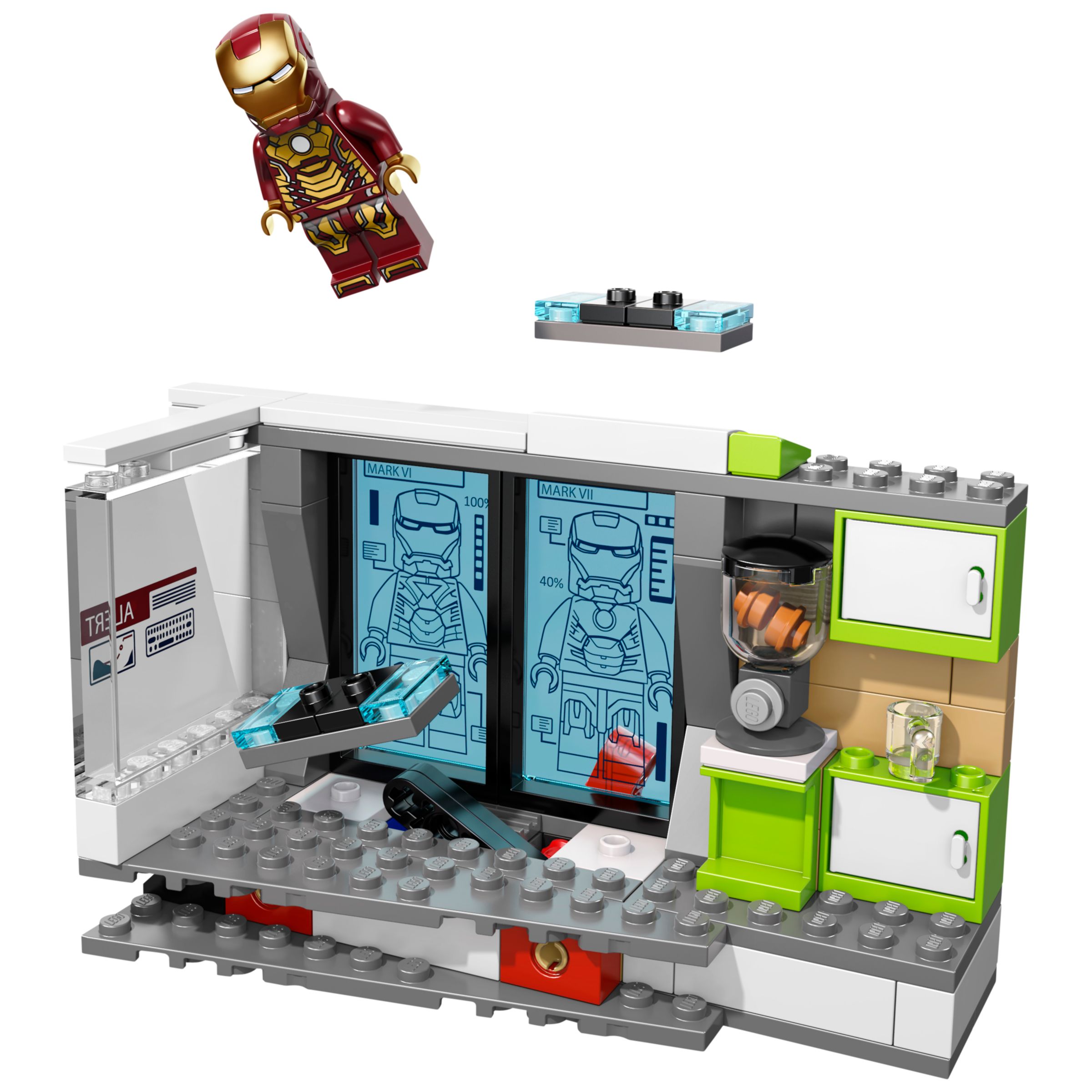 lego iron man mansion