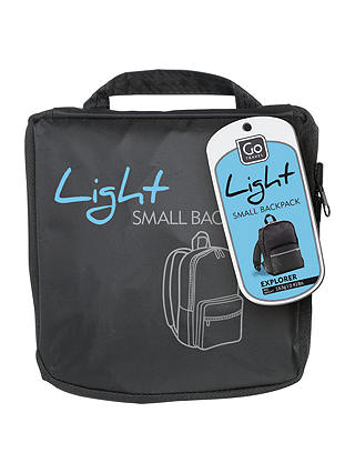 Go Travel Foldaway Light Backpack, Grey