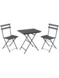 EMU Arc En Ciel Steel Garden Bistro Table and Chairs Set, Iron