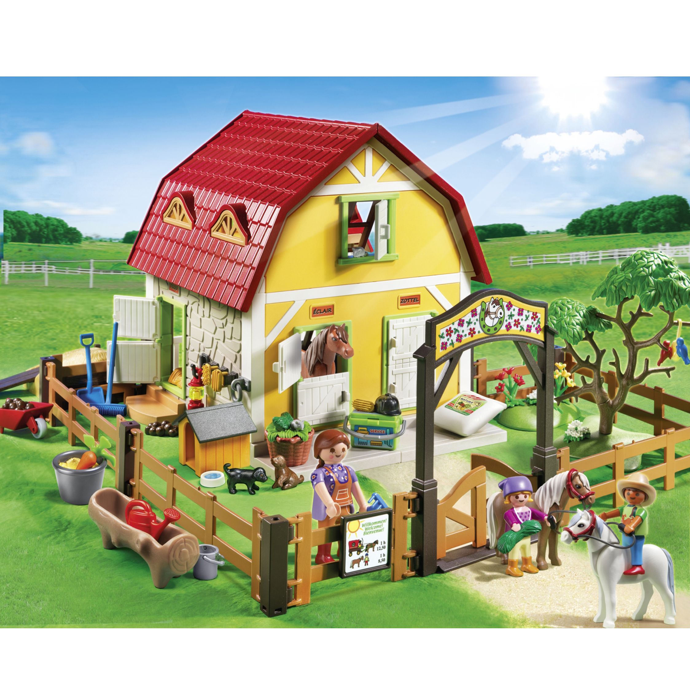 Playmobil Children S Pony Farm At John Lewis Partners