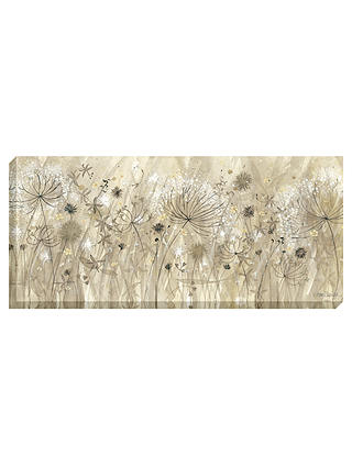 Catherine Stephenson - Neutral Floral Pods Print on Canvas, 60 x 135cm