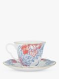 Wedgwood Butterfly Bloom Cup and Saucer Set, Pink/Blue